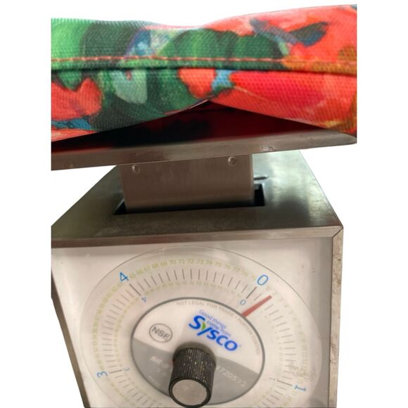 Lulu DK for Clinique Floral Canvas Makeup Bag Green Pink Red Cosmetic Pouch - Picture 7 of 7